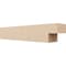 Ekena Millwork 6in. W x 6in. H x 32in. L Chapel Hill Woodgrain TimberThane Rafter Tail, Primed Tan RFTUR06X06X32CHPRCPR - alternate 1
